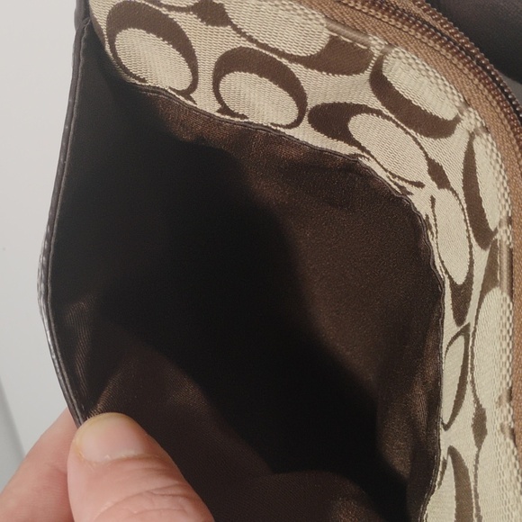 Coach Brown Signature Crossbody Bag - Picture 8 of 10